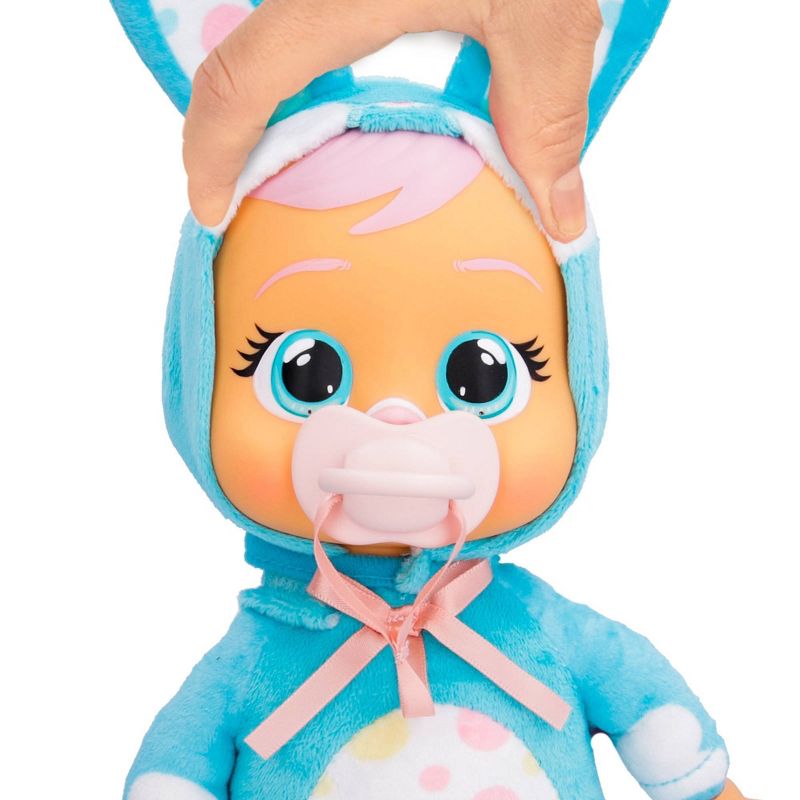 Cry Babies Tiny Cuddles Easter Bunny Brooks 9&#34; Baby Doll, 4 of 8