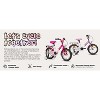 HILAND Starry Kids Bike for Girls, Rear Rack, Training Wheel - 3 of 4