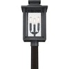 Wakefield 3-Light Earth Black Outdoor Post Lantern - 3 of 4