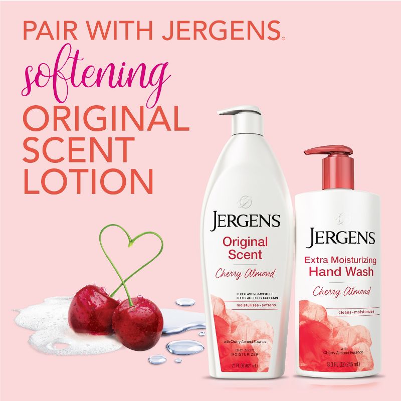 Jergens Extra Moisturizing Hand Wash Soap - Cherry Almond Scent - 8.3 fl oz, 6 of 10