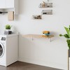 Laundry Room Folding Table. Wall Mounted for Small Spaces. Fold Down Desk - 2 of 4
