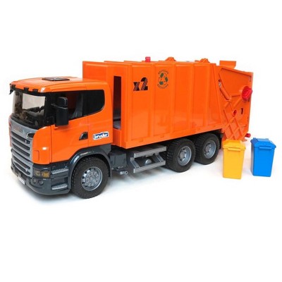 Bruder 1:16 Scania R-Series Orange Garbage Truck 03560