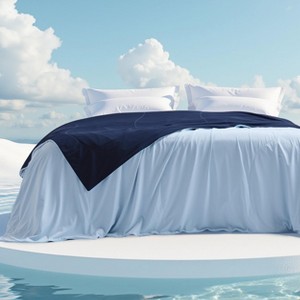 Cold Blankets for Sleeping - Lightweight Summer Blanket, Cooling Ice Breathable Double-Sided Bedding Essentials for Hot Sleepers - 1 of 4