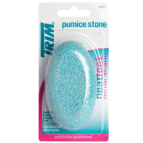 Trim Neat Feet Easy-to-grip Oval Pumice Stone : Target