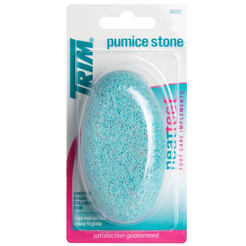 Trim Neat Feet Easy-to-Grip Oval Pumice Stone, 1 of 7