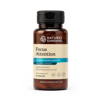 Nature's Sunshine Focus Attention | Helps Maintain Normal Brain