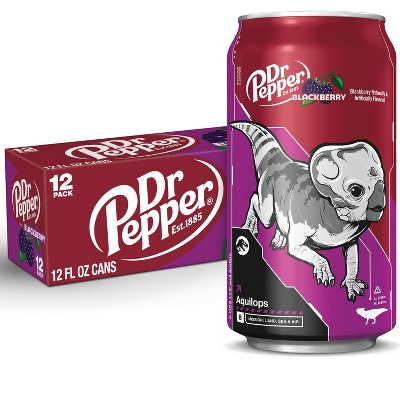 Dr Pepper Blackberry Soda - 12pk/12 fl oz Cans