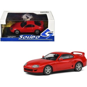 2001 Toyota Supra Mk.4 Red 1/43 Diecast Model Car by Solido - 1 of 4