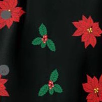 black poinsettia