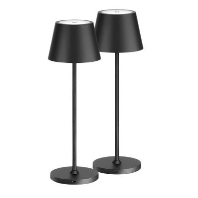 Onewish Cordless LED Table Lamp, 2-pack