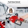 Mojgar 1" Inch NPT Automatic Fuel Nozzle Auto Shut-Off Red Fueling Nozzle with Swivel Joint 19/16 Inches - 2 of 4