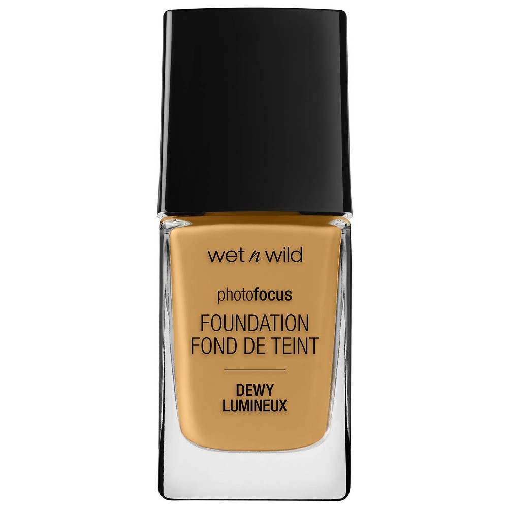 Photos - Foundation & Concealer Wet n Wild Photo Focus Dewy Foundation - Caramel - 0.95 fl oz: Vegan, Buildable Coverage, For Face, Warm Undertone 