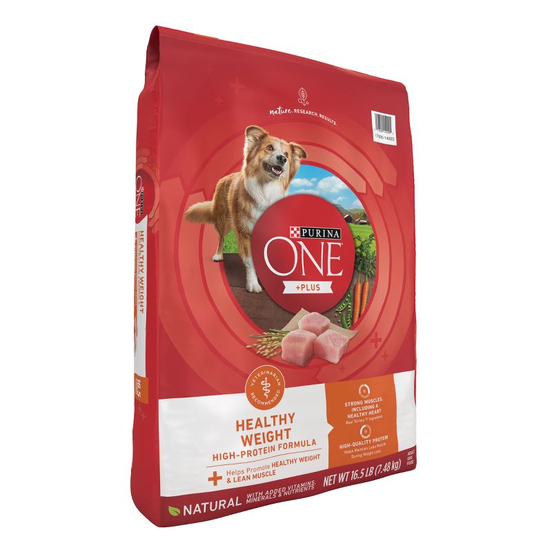Purina ONE SmartBlend High Protein Healthy Weight Turkey Flavor Adult Dry Dog Food, 5 of 10