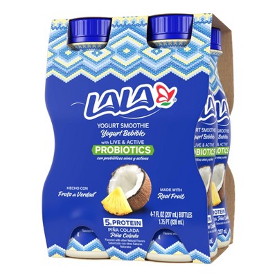 LALA Pina Colada Probiotic Yogurt Drink - 4ct/7 fl oz
