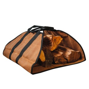 Kings County Tools Waxed Canvas Firewood Carrier - 1 of 4
