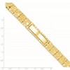 Black Bow Jewelry Men's 14k Yellow Gold 12mm Nugget I.D. Bracelet - 8 Inch - 4 of 4