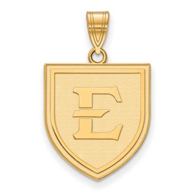 Black Bow Jewelry 14k Yellow Gold East Tennessee State Buccaneers NCAA Large Pendant