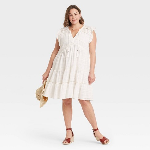 Featured image of post Steps to Prepare Plus Size White Peasant Dress