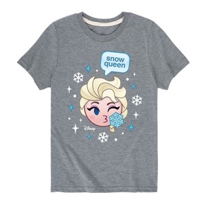 Boys' - Disney - Elsa Snow Queen Short Sleeve Graphic T-Shirt - 1 of 4