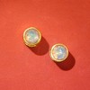 RS Pure by Ross-Simons Opal Stud Earrings in 14kt Yellow Gold - 3 of 4