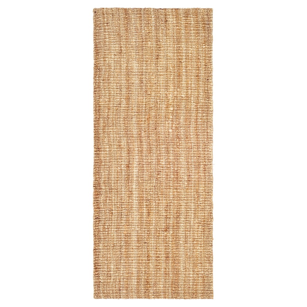 2'6inx4' Serena Natural Fiber Accent Rug Natural - Safavieh