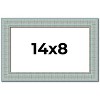 PosterPalooza | Photo Size Refined Blue Picture Frame - UV Acrylic, Foam Board Backing, Hanging Hardware - 2 of 4