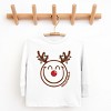 SmileyWorld Reindeer Lights - Toddler Long Sleeve Graphic Tee and Youth Long Sleeve Graphic T-Shirt - 2 of 3