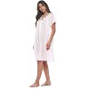 Casual Nights Women's Fancy Lace Neckline Silky Tricot Nightgown - 2 of 4