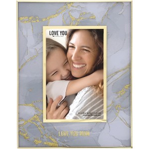 Pavilion Gift Company - Love You Mom - 7.25" x 9.75"  Frame (Holds 4" x 6" Photo) - Single Image Frames - 1 of 4