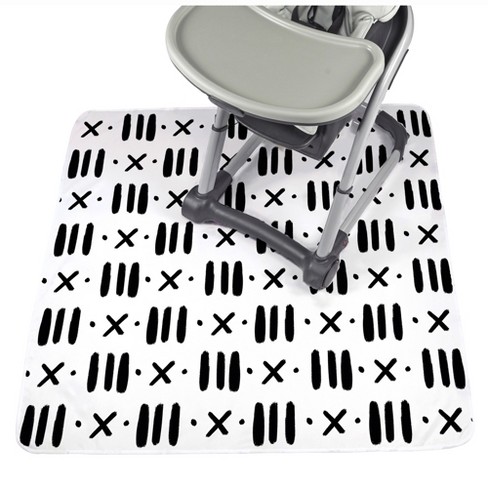 JumpOff Jo Baby Splat Mat for Under High Chair – Washable Waterproof Baby Floor Mat for Arts and Crafts Playtime and Dining Table or Booster Seat,  51"x51" - image 1 of 4