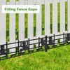 Decorative Garden Fence Animal Barrier Outdoor Landscape Patio Border - 3 of 4