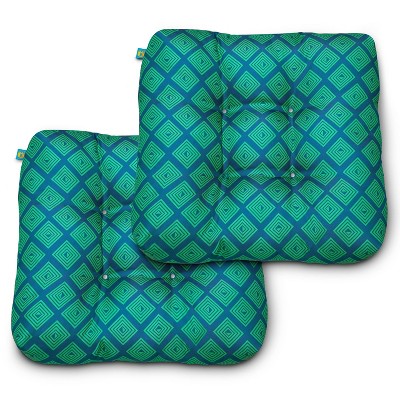2pk Duck Covers Water-Resistant Indoor/Outdoor Seat Cushions - Classic Accessories