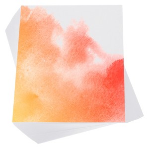 Unique Bargains Pure Cotton Water Coloring Paint Papers 100 Pcs White - 1 of 4