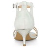 Allegra K Women's Stiletto Kitten Heels Glitter Heel Sandals - 3 of 4