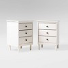 Stiva Classic Mid-Century Modern 3 Drawer Nightstand - Saracina Home - 3 of 4