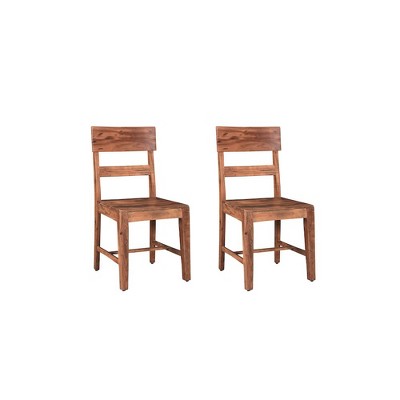 Taran Designs,Oren Solid Wood Dining Chairs (Set of 2)