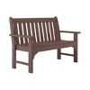 WestinTrends Malibu 5-Piece HDPE Outdoor Patio Furniture Couch and Rocking Chair Set - 4 of 4