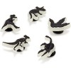 Crocs Jibbitz Glow in the Dark Dinosaur Shoe Charms 5pk - 2 of 4