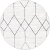 Unique Loom    Matrix Trellis Deco Area Rug - 2 of 4
