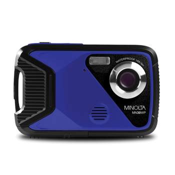 Minolta® MN30WP Waterproof 4x Digital Zoom 21 MP/1080p Digital Camera (Blue)