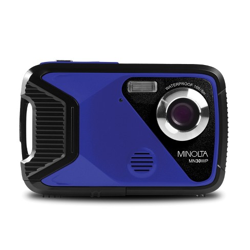 Minolta MN30WP Waterproof 4x Digital Zoom 21 MP/1080p Digital Camera (Blue) - image 1 of 4