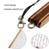 Fly Fishing Net, Wooden Frame Fishing Landing Net with Clear Soft Rubber Mesh, Fish Nets - 2 of 4