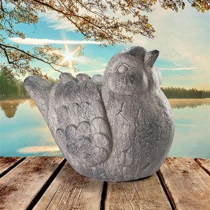 Design Toscano Fine Feathered Friend Chubby Bird Statue - 1 of 4