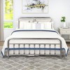 Sapphtopaz Bed Frame Metal Platform Bed with Victorian Style Headboard, Metal Slats Bedroom Furniture, No Box Spring Needed - 4 of 4