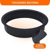 30 Inch Outdoor Fire Pit Ring, 2.5mm Heavy Duty Steel Round Fire Pit Insert, 36 In-Outer Wood Burning Fire Pit Kit, 10 Inch Height Campfire Ring - 4 of 4