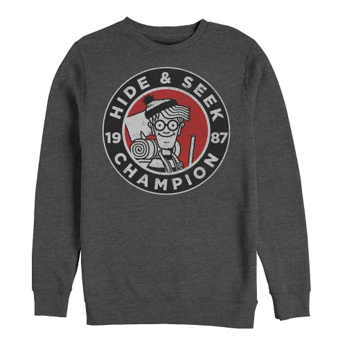 Men s Where s Waldo Hide And Seek Champion Sweatshirt Target