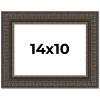 PosterPalooza | Photo Size Museum Brown Picture Frame - UV Acrylic, Foam Board Backing, Hanging Hardware - 2 of 4