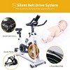SEVOBAL Adjustable Resistance Indoor Exercise Bike with Quiet Magnetic Drive Stable Flywheel Home Gym Cardio Trainer for Weight Loss and Fitness White - 3 of 4