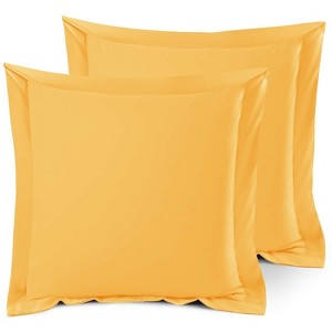 Nestl Soft Pillow Shams Set of 2, Double Brushed Microfiber Pillow Covers, Premium Pillow Shams With 1.5” Flange - 1 of 4