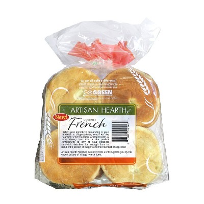 Artisan Hearth French Rolls - 21oz/8ct